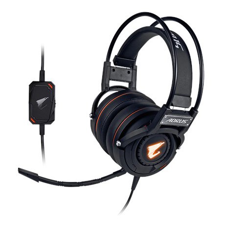 Gigabyte | Gaming Headset | AORUS H5 | Built-in microphone | 3.5 mm | Black